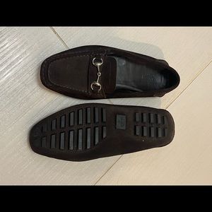 Brown Gucci Loafers